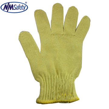 NMSAFETY fibras de aramida calibre 7 guantes de trabajo / guantes de trabajo en388 4343